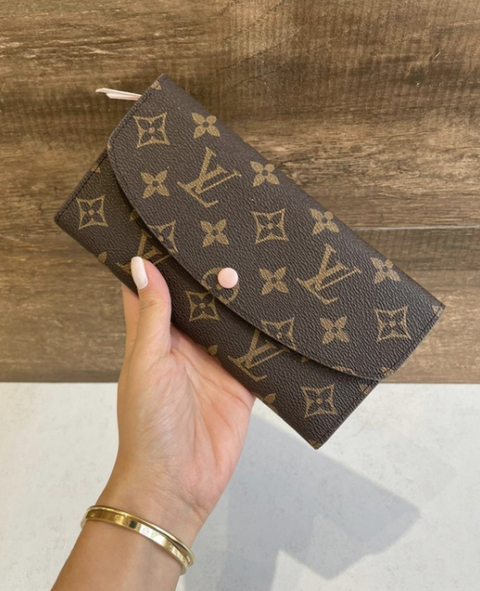 Carteira Louis Vuitton Emilie Rose Ballerine Monogram Italiana