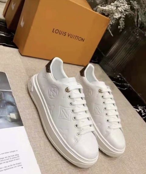 Tênis Time Out Louis Vuitton Branco Italiana