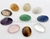 10 Cabochao Oval PEDRAS MISTAS Pedra Lapidado Calibrado 20 x 15 MM - Distribuidora CristaisdeCurvelo