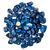 1 Kg Quartzo Azul Rolado Pedra Natural M 20 a 35mm Classe A