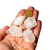 Kit 4 Topázio Branco 30 a 40mm Bruto Natural Pedra de 2025