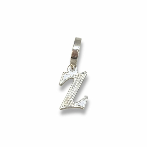 Promoção 1 Berloque Charms Letras Prata Maciça 925