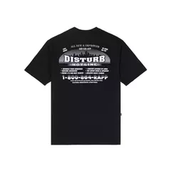 Hotline Tee in Black Disturb