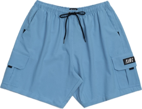 Shorts Plano C Ripstop Logo Azul