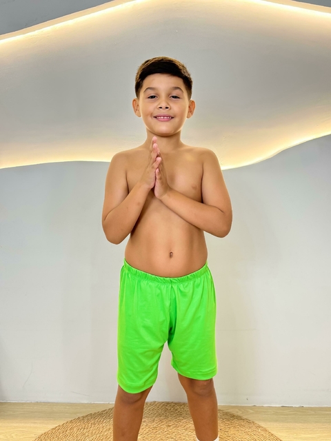 Samba Canção Infantil Masculino Liso - Verde Bandeira (1364) - comprar online