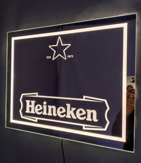 ESPEJO Led HEINEKEN 40x55cm - comprar online