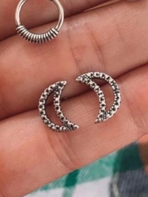 Brinco Lua Envelhecido | BR0143