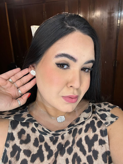 Brinco Fivela Inicial | BR002 - Stefani Joias