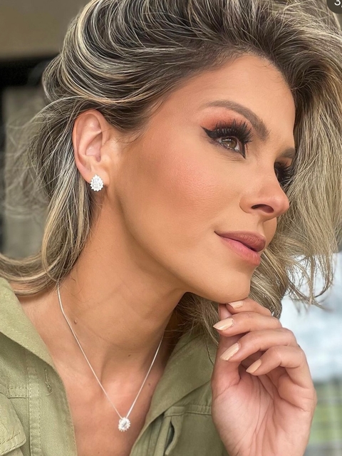 Conjunto Zircônia Cristal | CJ003