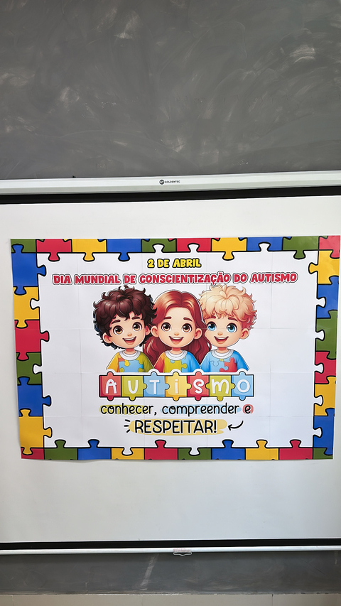 MURAL PÔSTER - DIA DO AUTISMO - comprar online