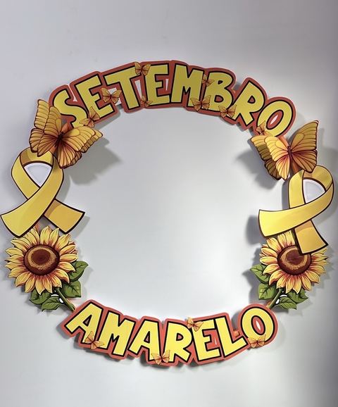 MOLDURA BAMBOLÊ - SETEMBRO AMARELO