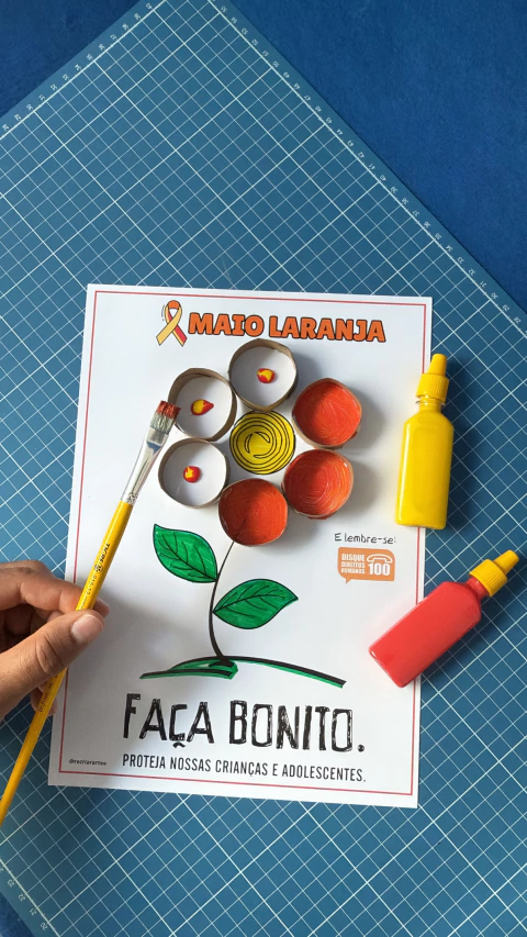 2 ATIVIDADE - FLORZINHA DO MAIO LARANJA 2 - comprar online