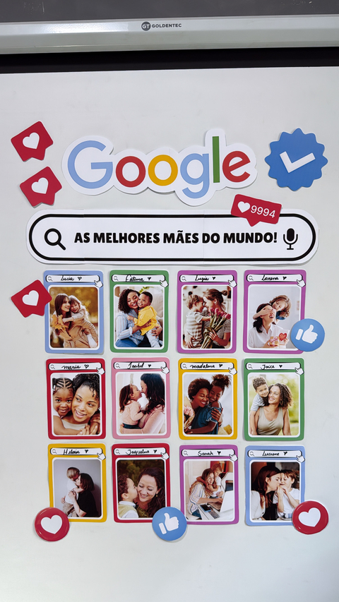 MURAL DIA DAS MÃES - GOOGLE - comprar online