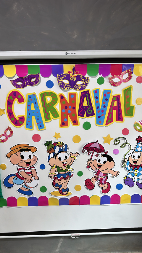 MURAL CARNAVAL - TURMA DA MÔNICA - comprar online