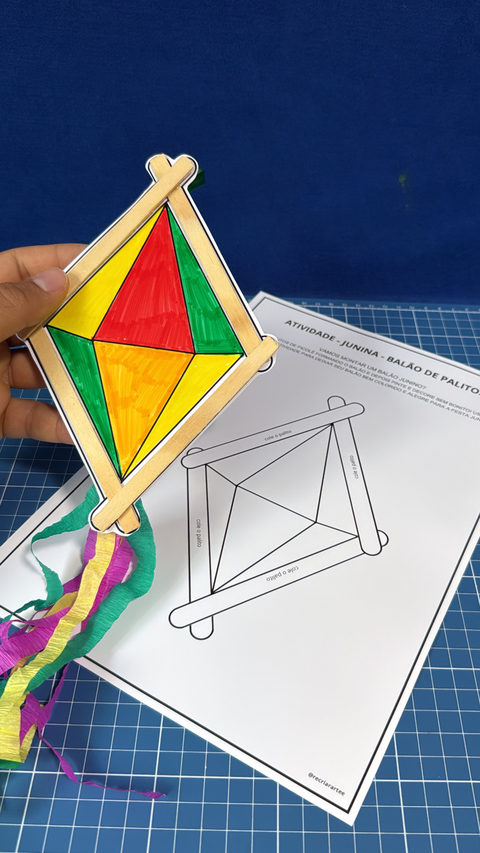 ATIVIDADE - JUNINA - BALÃO DE PALITOS - comprar online