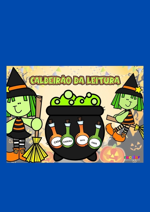 CALDEIRÃO DA LEITURA - DIA DAS BRUXAS