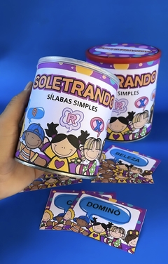 SOLETRANDO SÍLABAS SIMPLES - LATA - Recriar Arte