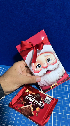 EMBALAGEM PARA CHOCOLATE TALENTO - NATAL