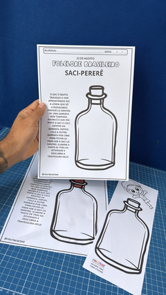 ATIVIDADE FOLCLORE - SACI - GARRAFA - Recriar Arte