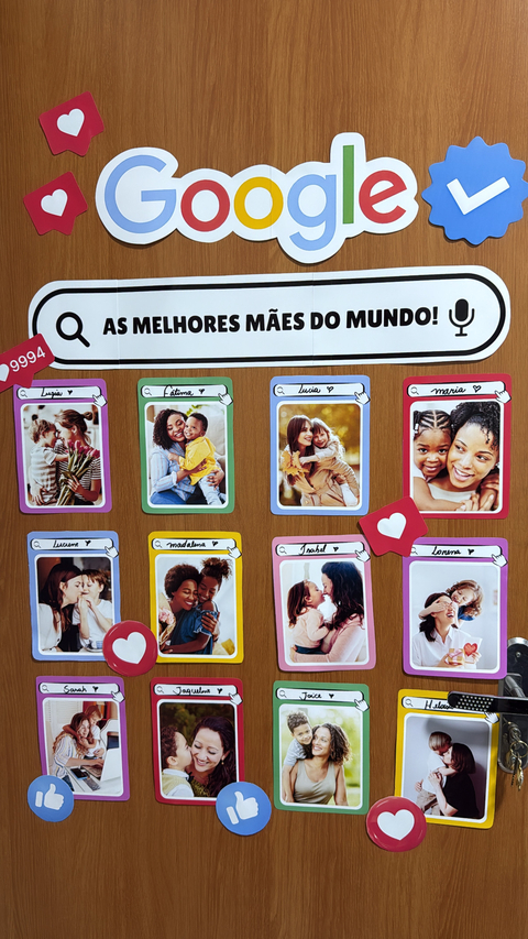 ENFEITE PARA PORTA DIA DAS MÃES - GOOGLE - comprar online