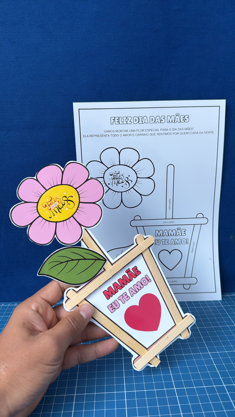 ATIVIDADE - FLORZINHA DIA DAS MÃES - comprar online