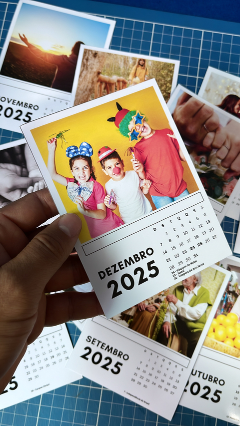 CALENDÁRIO POLAROID 2025