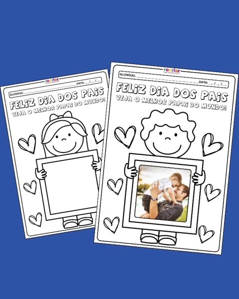 ATIVIDADE - DIA DOS PAIS - MELHOR PAI DO MUNDO