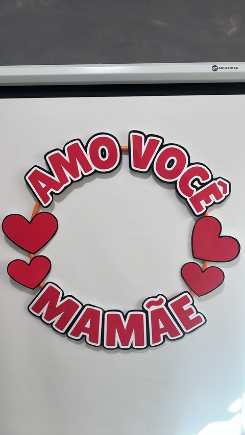 MOLDURA BAMBOLÊ - DIA DAS MÃES - CORAÇÃO - comprar online