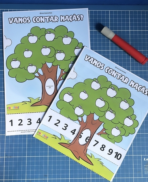 ATIVIDADE - VAMOS CONTAR MAÇÃS