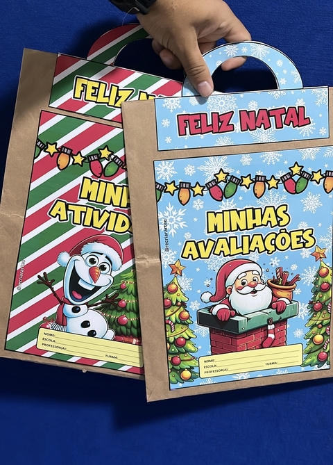 CAPAS PARA ENVELOPES PARA AVALIAÇÕES E ATIVIDADES - NATAL