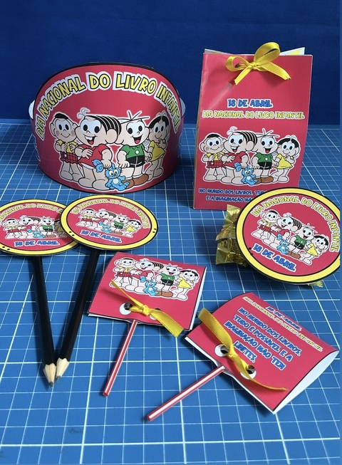 KIT DIA NACIONAL DO LIVRO INFANTIL - TURMA DA MÔNICA