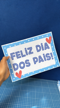 PLAQUINHAS PARA APRESENTAÇÃO - DIA DOS PAIS - loja online