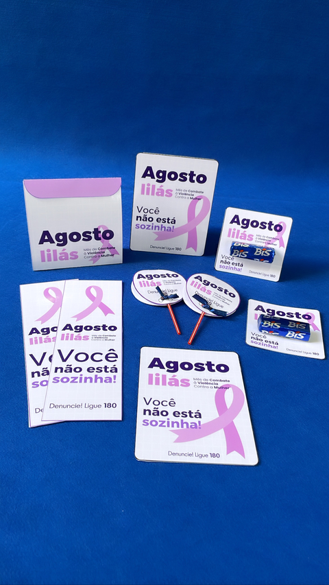 KIT LEMBRANCINHAS - AGOSTO LILÁS