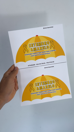 PALITOCHE - ATIVIDADE - SETEMBRO AMARELO - Recriar Arte