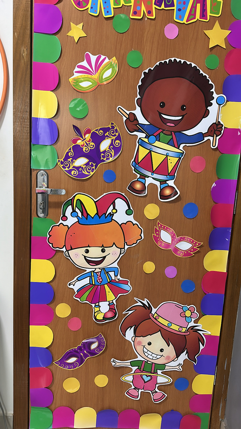 MURAL PORTA - CARNAVAL - CRIANÇAS - comprar online