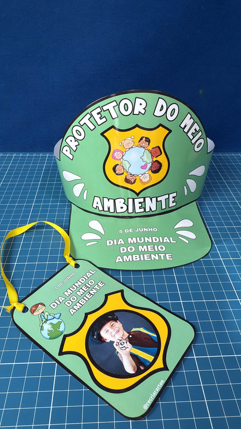 KIT PROTETOR DO MEIO AMBIENTE - VISEIRA E DISTINTIVO - comprar online
