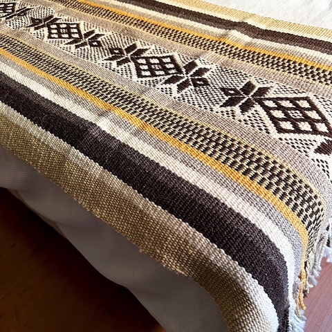 Pie de cama lana de oveja 200X65
