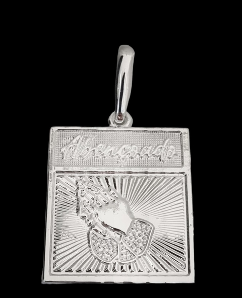 PINGENTE GRANDE PLACA ABENÇOADO