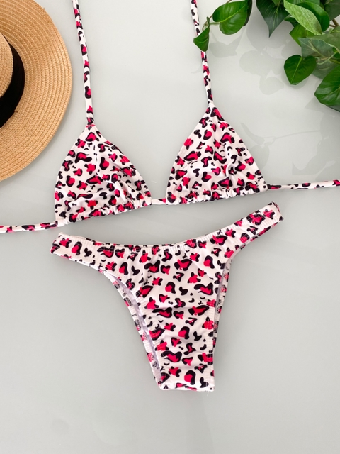 Bikini Simples Estampa Coração