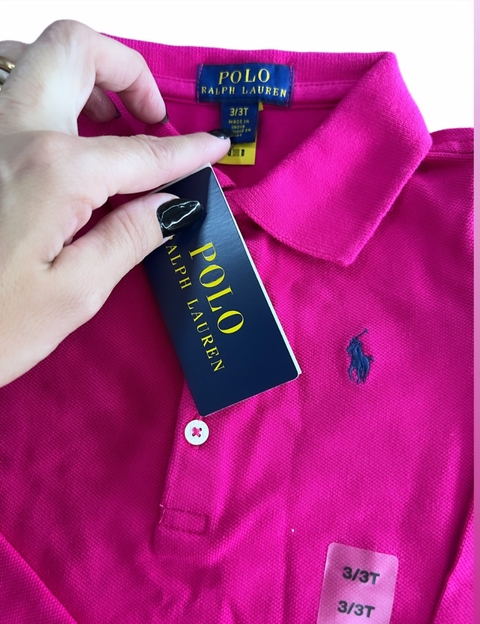 Camiseta Menina Polo -Ralph Lauren - 3anos - comprar online