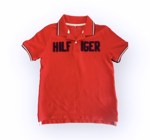 Camiseta Polo Tommy Hilfiger- Semi Nova - 8/10 anos