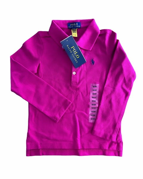 Camiseta Menina Polo -Ralph Lauren - 3anos