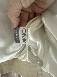 Jaqueta Couro - Omk - TAM P - Semi Nova - loja online
