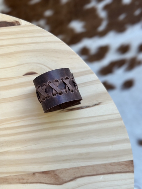 BRAZALETE CRUZ CHOCO