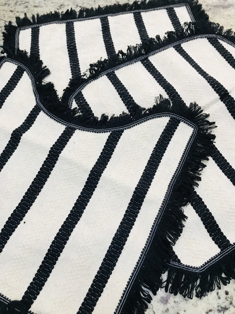 Jogo de Banheiro Bessa 3 Peças Preto