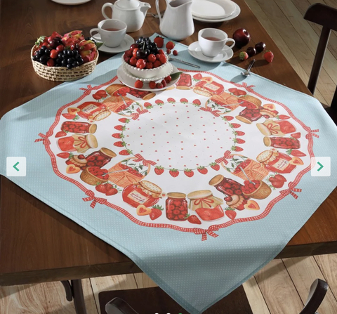 Toalha de Mesa Quadrada Amora Dohler Clean 0.78x0.78