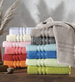 Toalha de Banho Priori Döhler Rosa Claro - Irmãs Têxtil