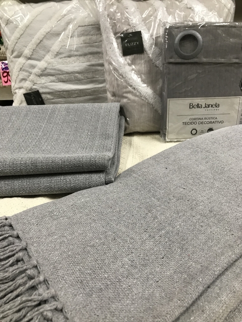 Combo Sala 50 Tons de Cinza com 5 Peças!