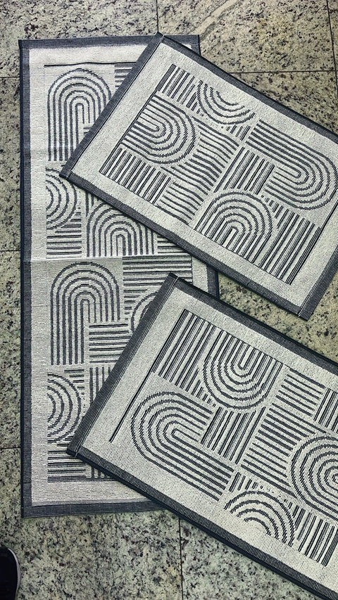 Jogo de Passadeira Luxo 3 Peças