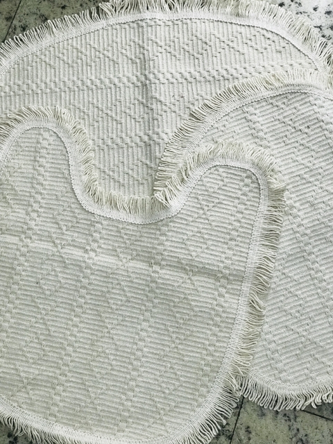 Jogo de Banheiro Mandacarú 3 Peças Cru